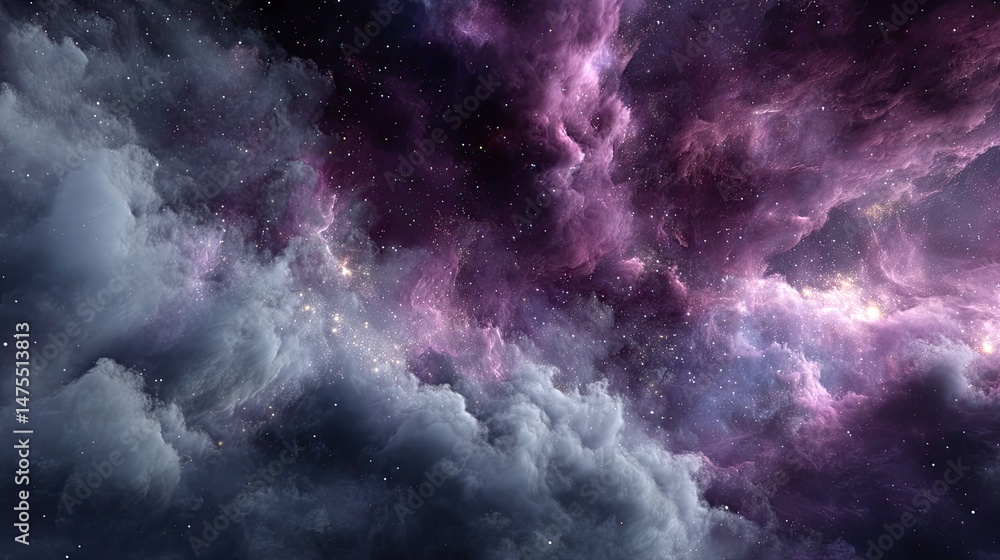 Fototapeta premium Cosmic Cloud Nebula Space Galaxy Stars
