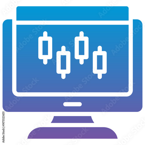 Stock Monitor Icon