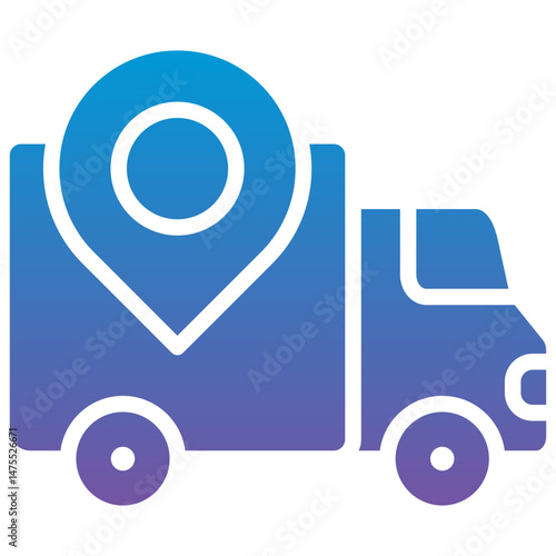 Local Delivery Truck Icon