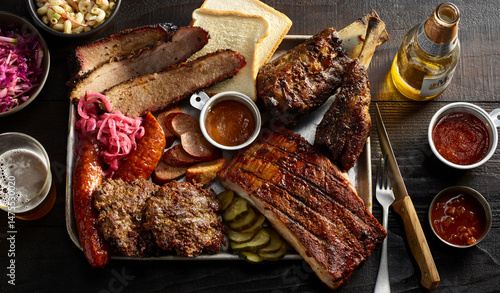 BBQ sampler platter