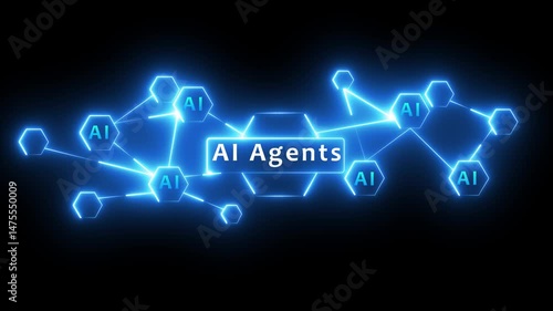 ai agent- businessman working with virtual reality at office. AI Agents, Headlines Fast Scree international communication network concept. Multinational people community. Human resources.