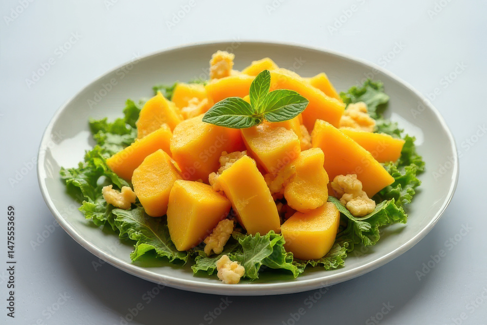 Tempting Thai Mango Salad: Botanical Brunch Corner Photography Tips Tempting Thai Mango Salad: Botanical Brunch Corner Photography Tips