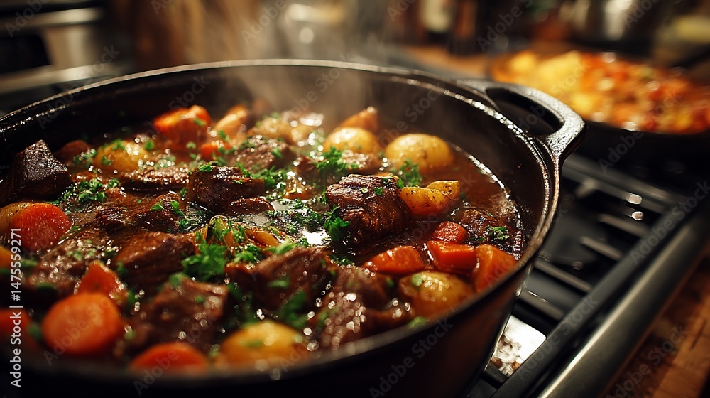 Hearty Stew Cooking Hearty Stew Cooking