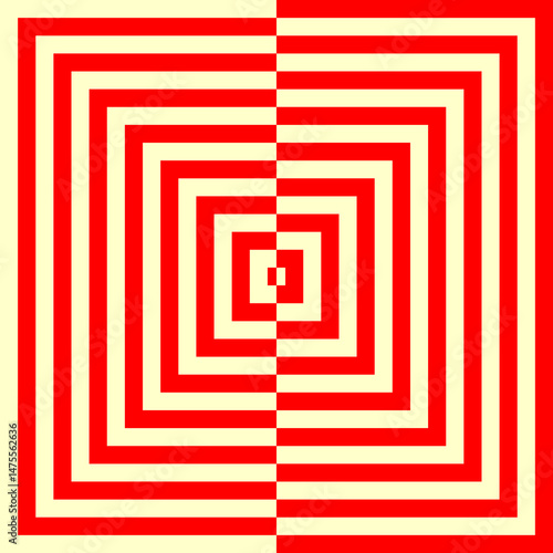 Squares, curves background. Geometric ornament. Linear backdrop. Polygons wallpaper. Checks motif. Digital paper. Textile print. Web design. Abstract image. Seamless pattern. Vector art work