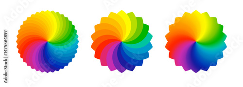 Color wheel PNG. Additive and subtractive color model wheels. Educational spectrum chart for design and art theory.