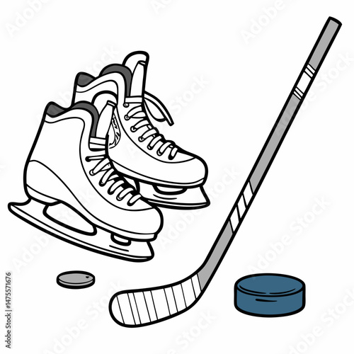 ice hockey skates