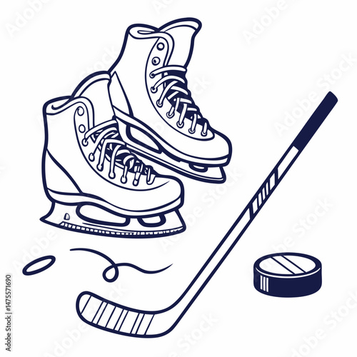 ice hockey skates