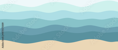 Sea beach, abstract background for summer banners, posters, advertising, sales.