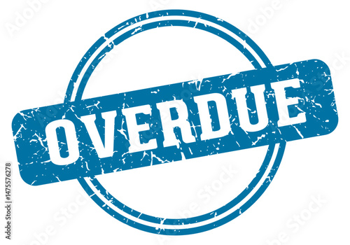 overdue stamp
