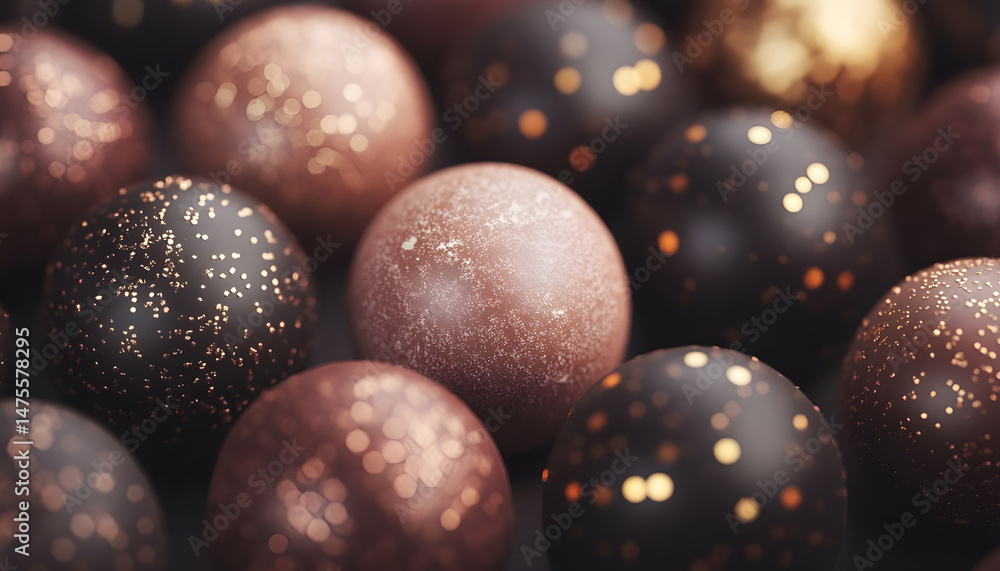 Different tasty chocolate candies as background, closeup