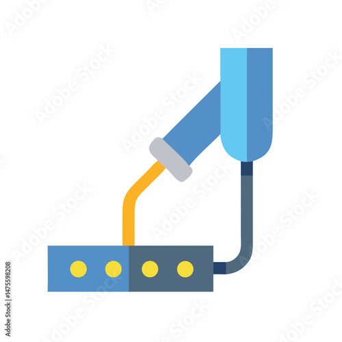 Welding Icon: Construction, industrial processes, repair, metal work