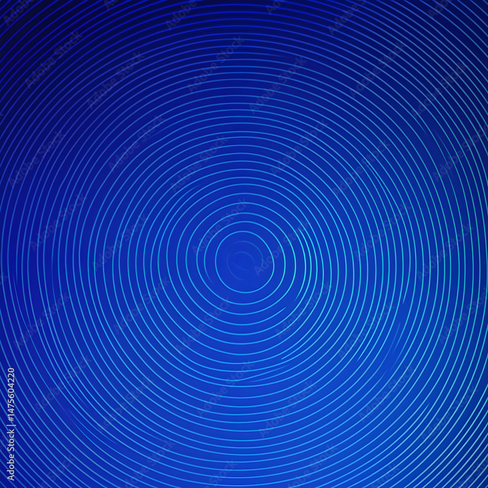 Abstract blue concentric circles ripple effect background for design Abstract blue concentric circles ripple effect background for design