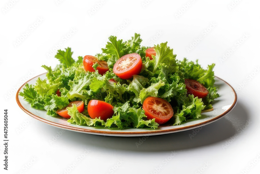 Caesar Salad in Industrial Café Setting: Clean Food Photography with Overcast Natural Light Caesar Salad in Industrial Café Setting: Clean Food Photography with Overcast Natural Light