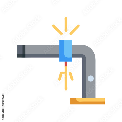 Fire sprinkler system icon, prevention, safety, protection device