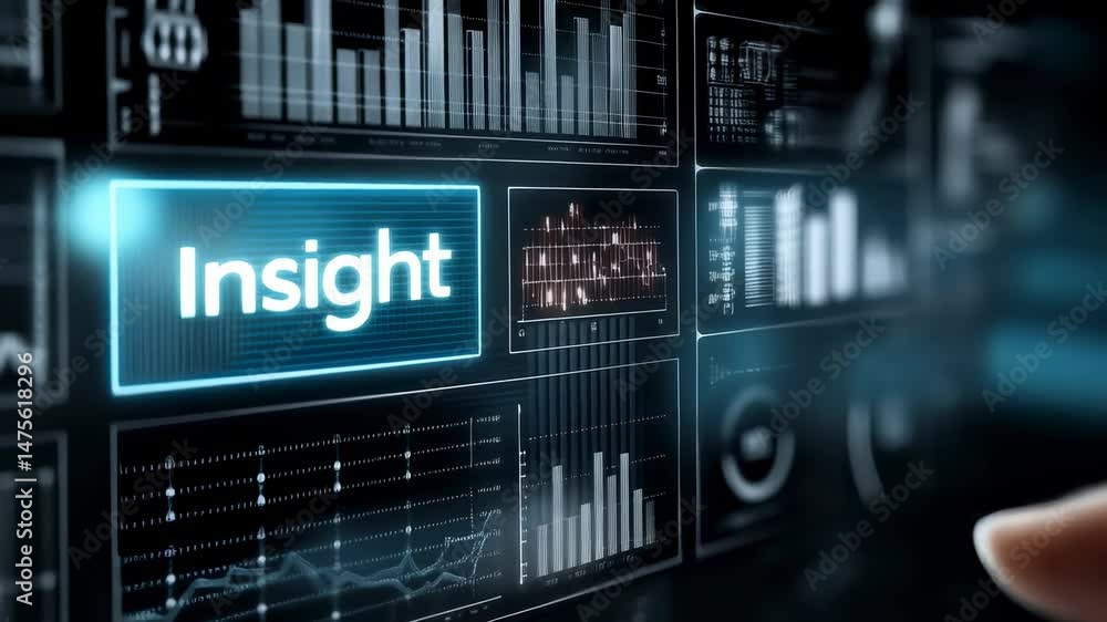 Digital Data Analysis and Business Insight Concept Digital Data Analysis and Business Insight Concept