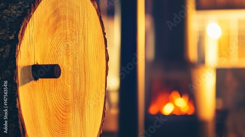 Inspirational Quote on Wooden Board at Environmental Event