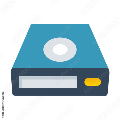 External hard drive, storage device, portable data backup