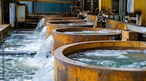 Vibratory tumblers refining surface texture of machine-made rings in bulk batches