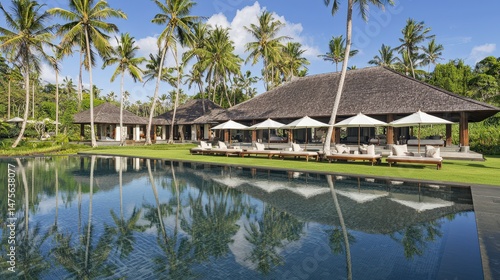 Tropical Villa With Sleek Wooden Facade and Open Living Space