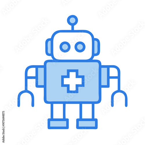 Medical Robot Healthcare Technology AI Innovation Concept