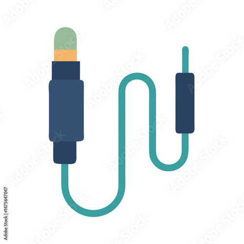 Audio Jack Plug Connector Cable for Headphones and Sound