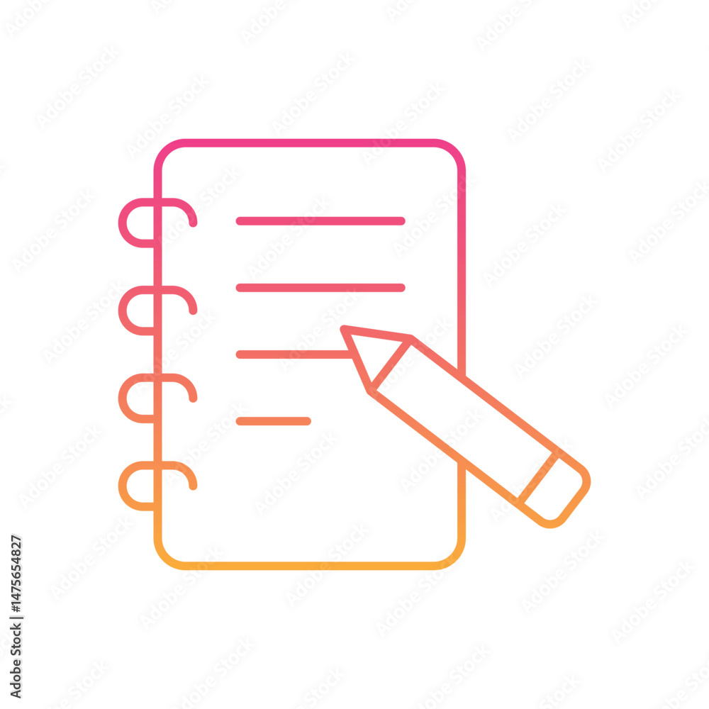 Notes Icon vector Notes Icon vector