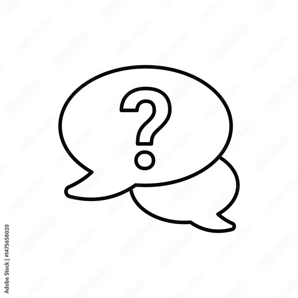 Quiz Icon vector Quiz Icon vector