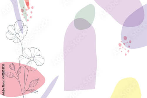 organic shapes background
