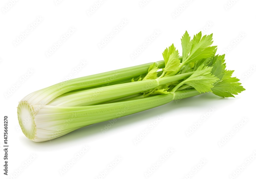 Fototapeta premium celery isolated on white background
