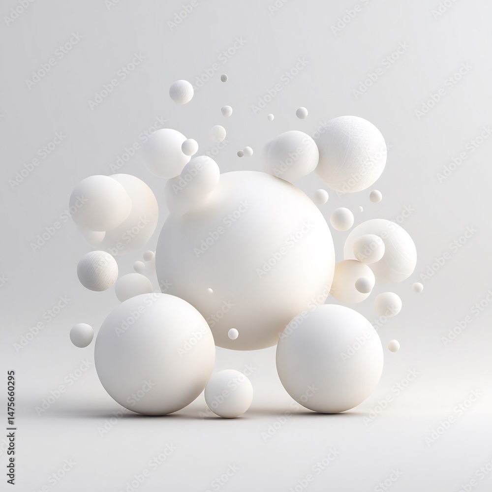 Ethereal spherical arrangement for creating a sense of depth and elegance Ethereal spherical arrangement for creating a sense of depth and elegance