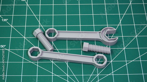 Green cutting mat with measurement grid lines, used for crafting, sewing, DIY projects, and precision cutting work.