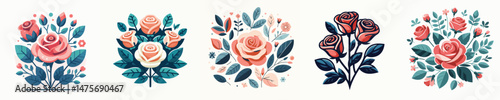 Vector of a rose