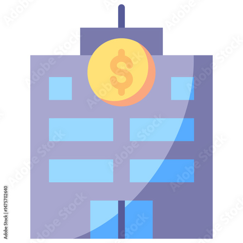 Bank Building Icon