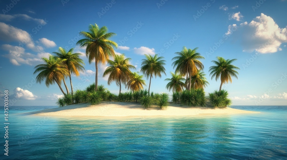 Tropical island paradise Tropical island paradise