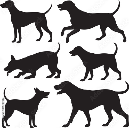 dog silhouette, puppy silhouette, pet silhouette, dog art, dog clipart, dog cut file, pet cut file, dog vector, puppy clipart, dog outline, dog svg, pet svg, dog lover gift, dog digital art,