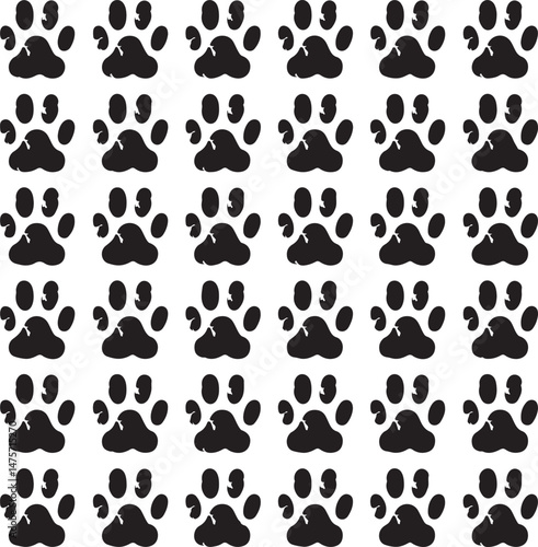 A striking black silhouette of a dog with a long tail sniffing the ground. It captures the simple, 
yet powerful, beauty of canine companionship. 