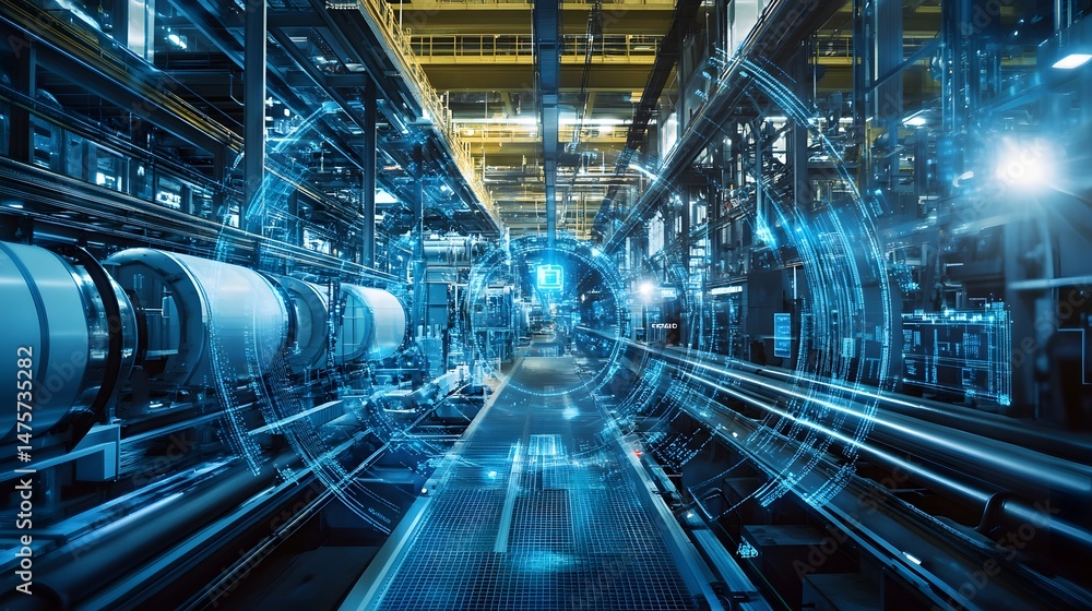 Fototapeta premium subway station at night