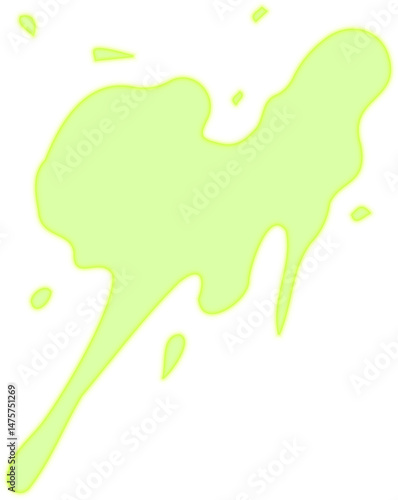 Dot shaped like a heart with rough edges and visible grunge lines throughout.