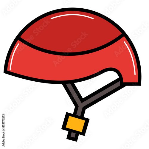 Bike helmet icon