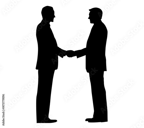 two businessmen shaking hands