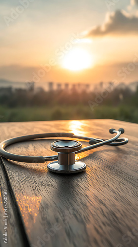 Sunrise Stethoscope with Rural Calm.