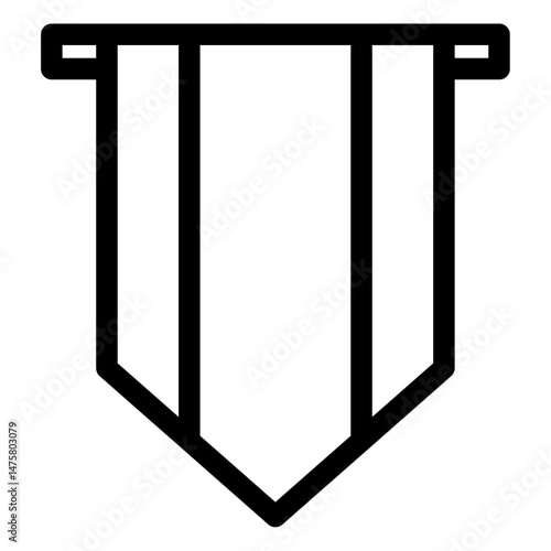 pennant icon vector 