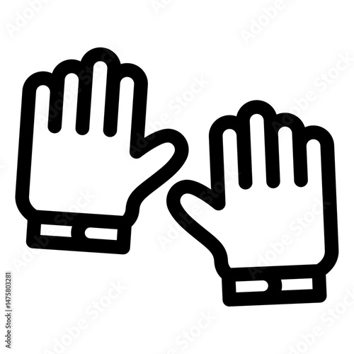 goalkeeper glove icon