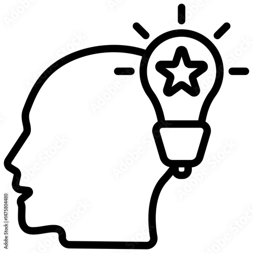 Inspiration Outline Icon