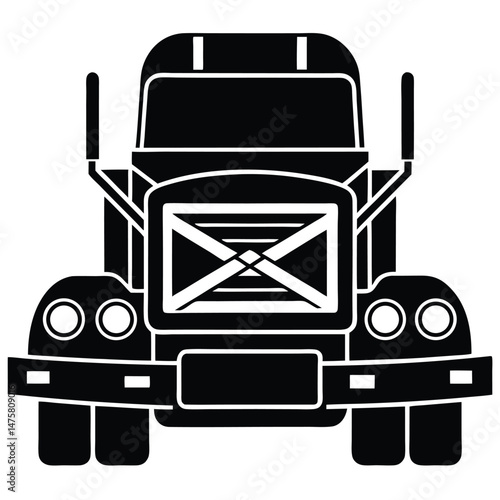 truck driver element isolated ratchet straps on white background 