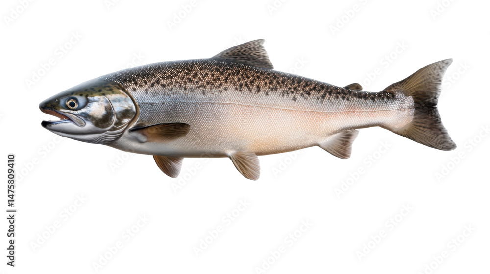 Fresh Trout Fish Isolated on White Background – Detailed Close-Up for Culinary, Fishing, and Wildlife Education Projects Fresh Trout Fish Isolated on White Background – Detailed Close-Up for Culinary, Fishing, and Wildlife Education Projects
