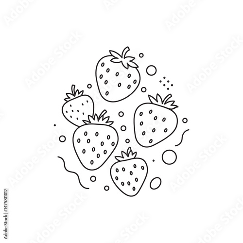 Sweet juicy strawberries summer delight fresh and delicious berries 