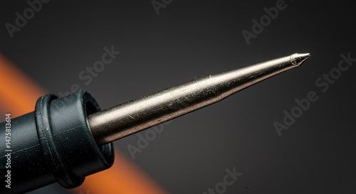 Wallpaper Mural Close-up of a Precision Tool Tip:  A Detailed Macro Shot Revealing the Fine Point and Construction of a Specialized Instrument. Torontodigital.ca