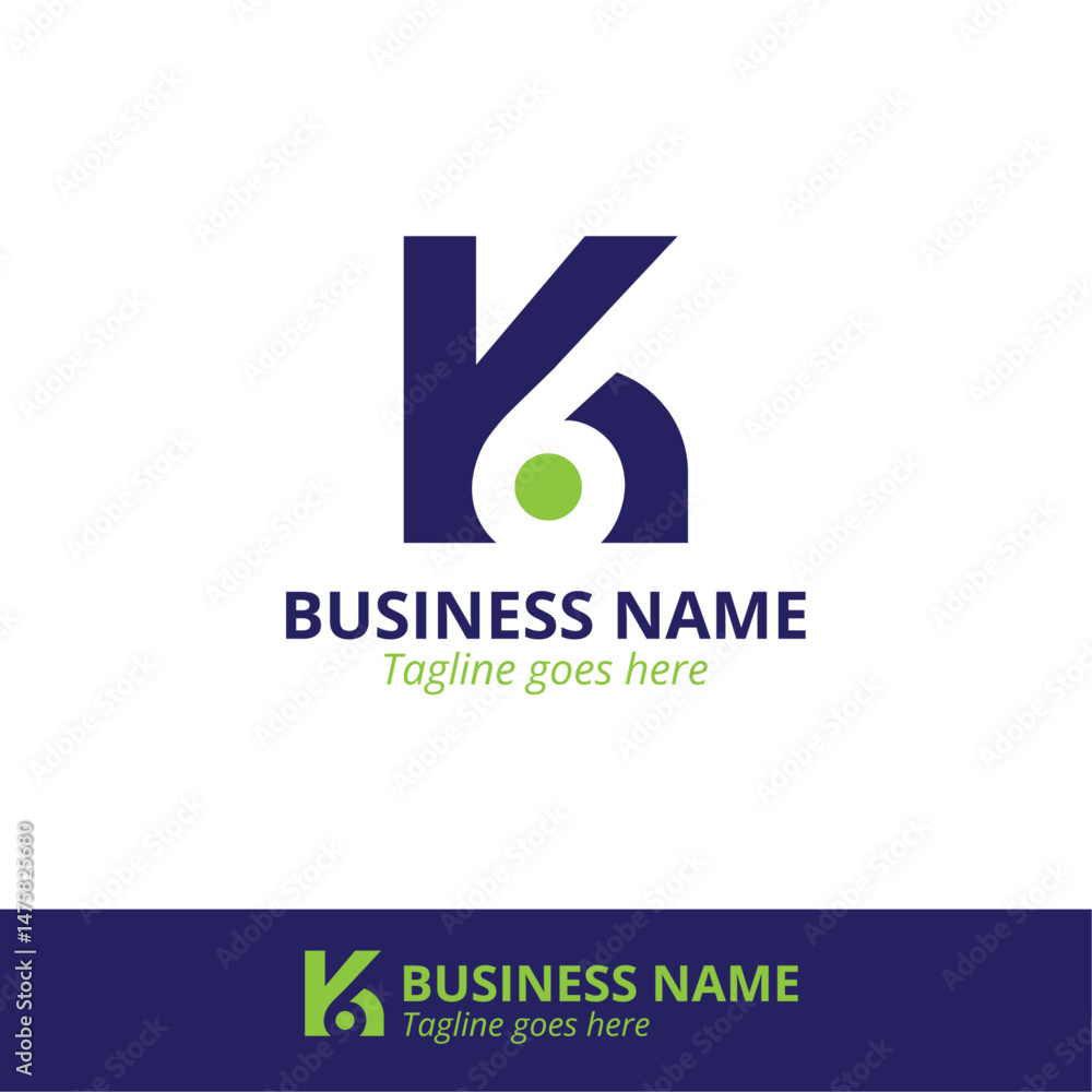 K and 6 symbol combination vector illustration. K and 6 symbol combination vector illustration.