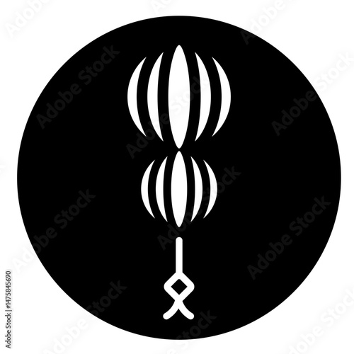 chinese new year lantern icon	